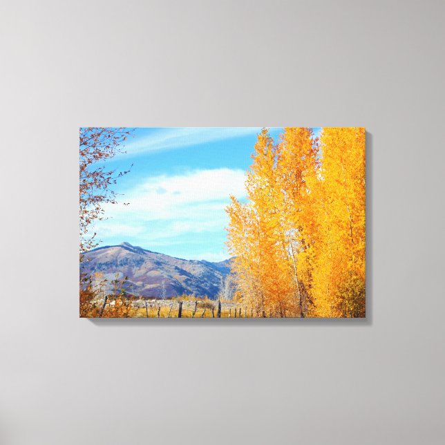 Lienzo Colorado Fall Vista Wraped Canvas (Anverso)