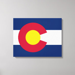 Lienzo Colorado: La bandera del estado centenario de EE.