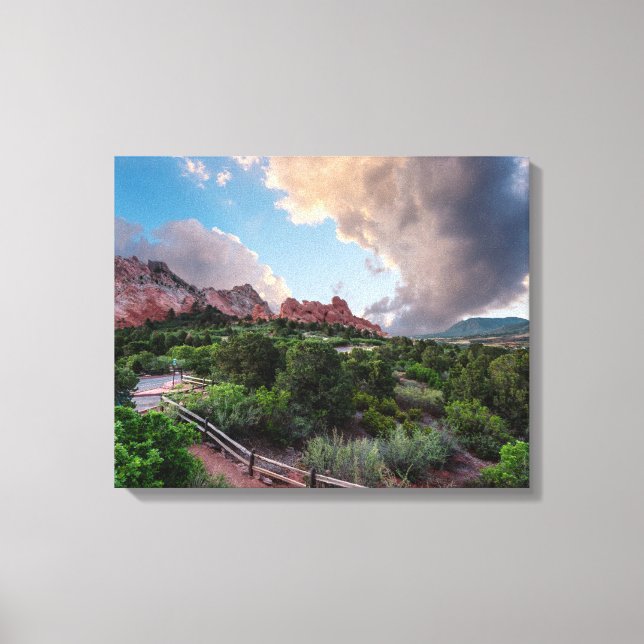 Lienzo Colorado Sleeping Gigante Canvas Sunrise (Anverso)