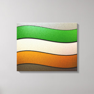 Lienzo Colores de bandera de Irlanda cromados por Shirley