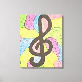 Lienzo Colores de la Música
