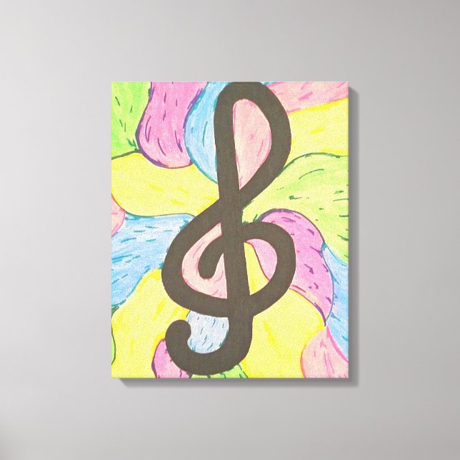 Lienzo Colores de la Música (Anverso)