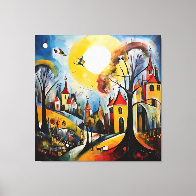 Lienzo Colores de medianoche (Anverso)