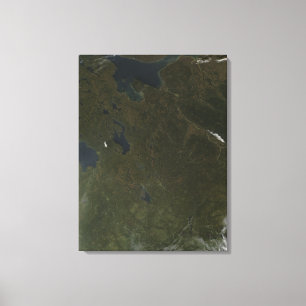 Lienzo Colores de otoño en el noroeste de Rusia