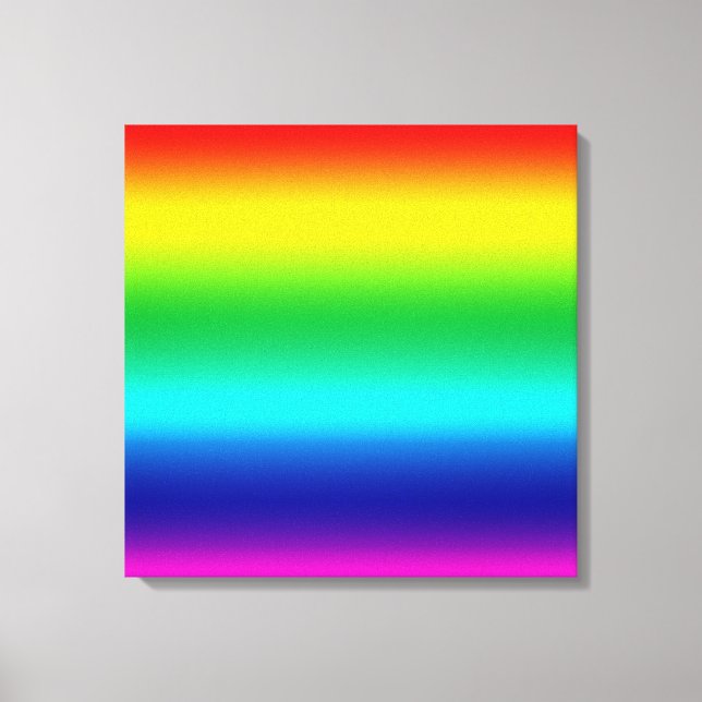 Lienzo Colores del arcoiris (Anverso)