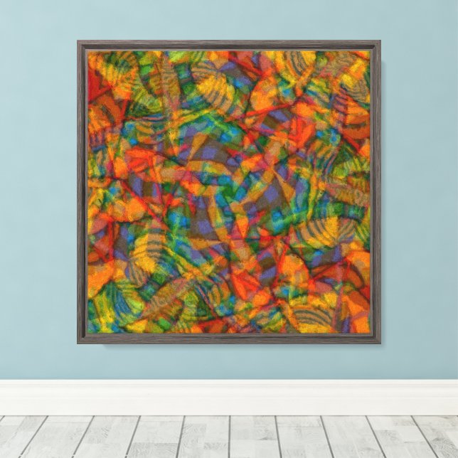 Lienzo Colores otoñales (Insitu (piso de madera))