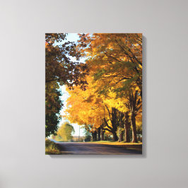 Lienzo Colores otoñales en el país
