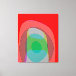 Lienzo Colores Resumen En Rojo 210