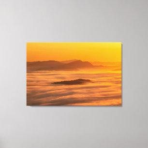 Lienzo Colores y nubes del amanecer