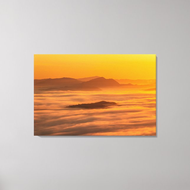 Lienzo Colores y nubes del amanecer (Anverso)
