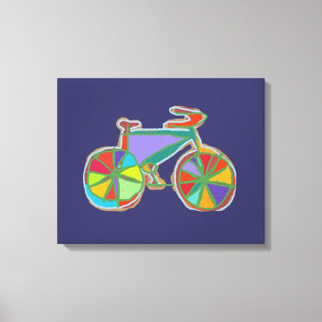 Lienzo colorful bike decor wall (Anverso)