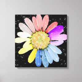 Lienzo Colorida Daisy Sparkling