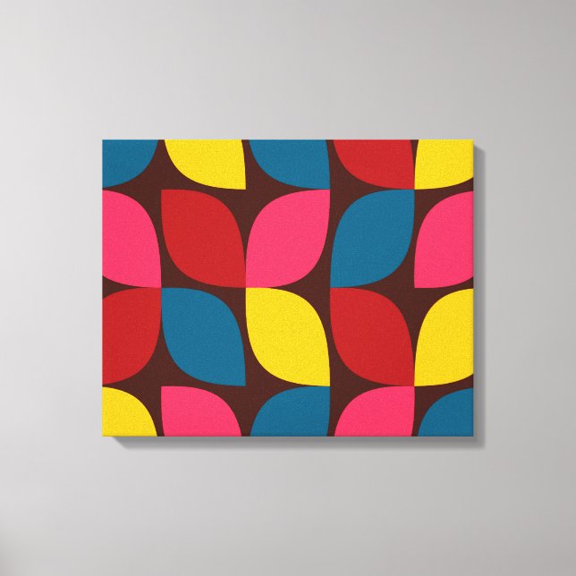 Lienzo Colorida, moderna, moderna, moderna y de moda abst (Anverso)