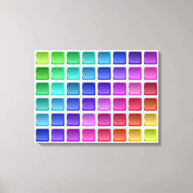 LIENZO COLORIDAS PLAZAS DE BALDOSAS (Anverso)