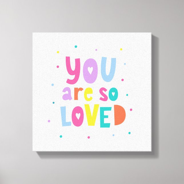 Lienzo Colorido, Eres Tan Amado (Anverso)