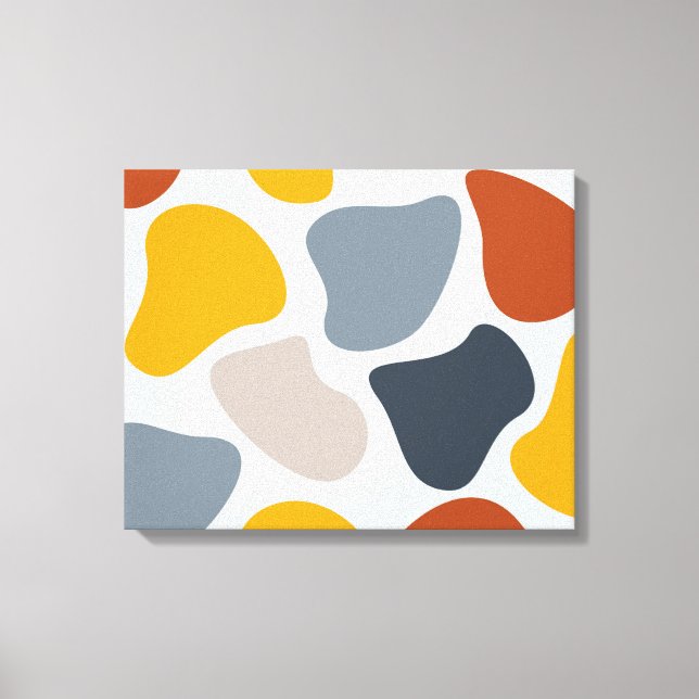 Lienzo Colorido, fresco, moderno y geométrico (Anverso)