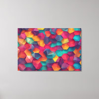 Colorido polígono de fondo abstracto