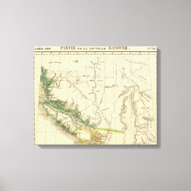 Lienzo Columbia Británica, Alberta 31 (Anverso)
