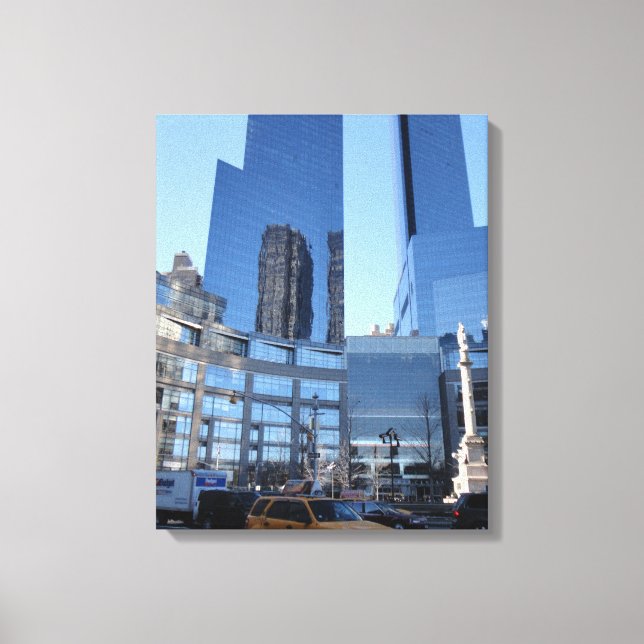 Lienzo Columbus Circle Architecture New York City NYC (Anverso)