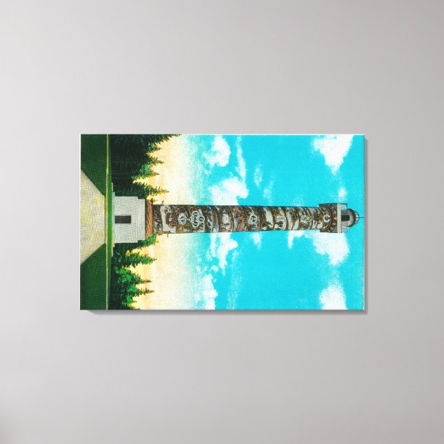 Lienzo Columna Astoria del Pionero de Astoria, OR (Anverso)