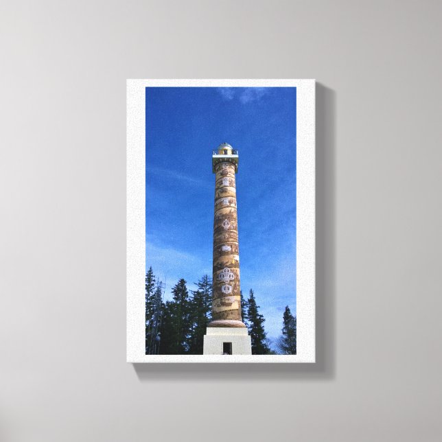 Lienzo Columna Astoria, Oregón (Anverso)