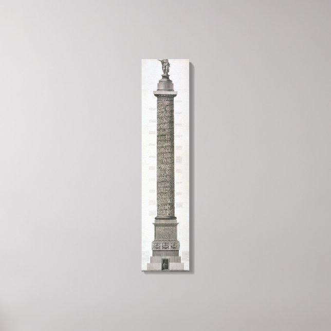 Lienzo Columna de Trajan (grabado) (Anverso)