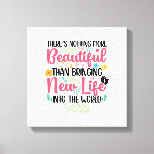 Lienzo Comadronas Doula Obstetrician Midwifery Job (Anverso)