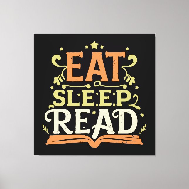 Lienzo Come Leer Reír, Lectura Divertida (Anverso)