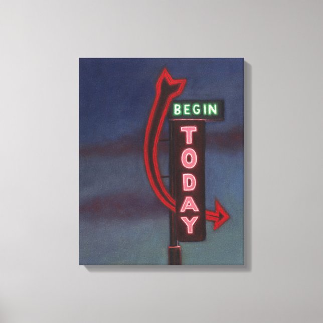 Lienzo Comenzar Hoy 2009 (Anverso)