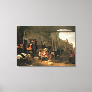 Lienzo Comerciantes de Holanda y del comercio de Oriente