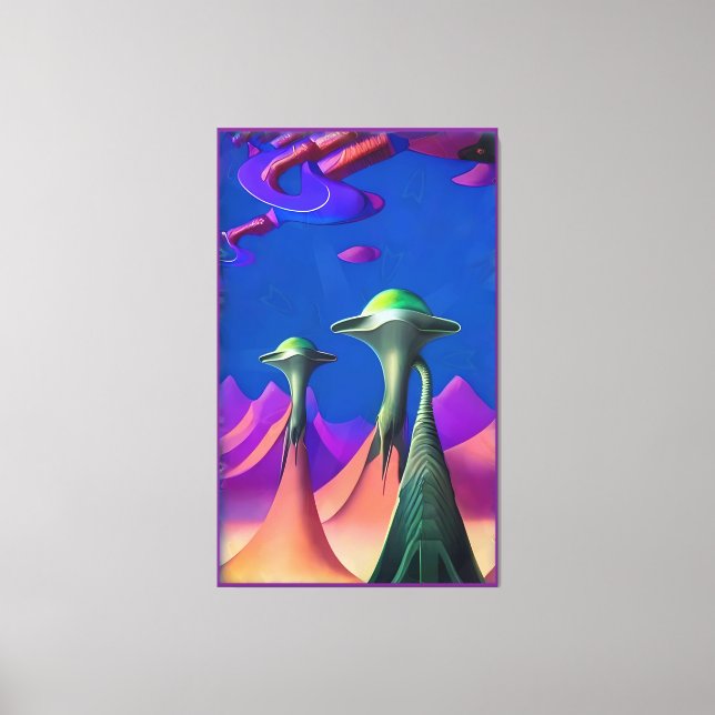 Lienzo Comerciantes de sueños (Anverso)