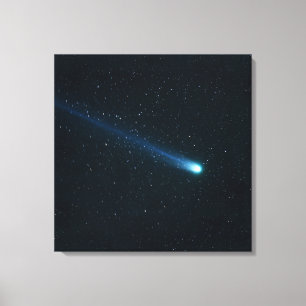 Lienzo Cometa en el cielo nocturno