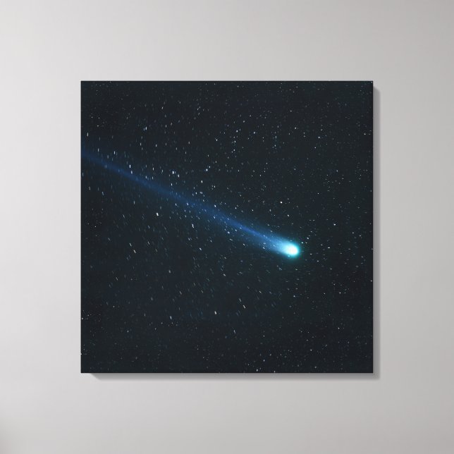 Lienzo Cometa en el cielo nocturno (Anverso)