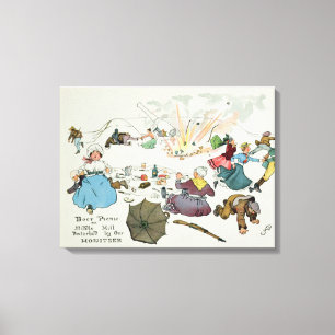 Lienzo Comida campestre del Boer en la colina media