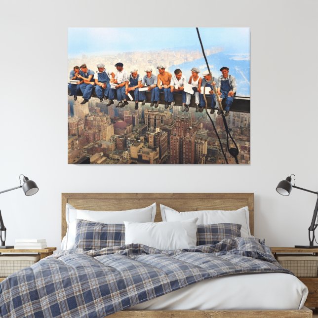 Lienzo Comida por encima de rascacielos restaurados en 19 (Insitu(Dormitorio))