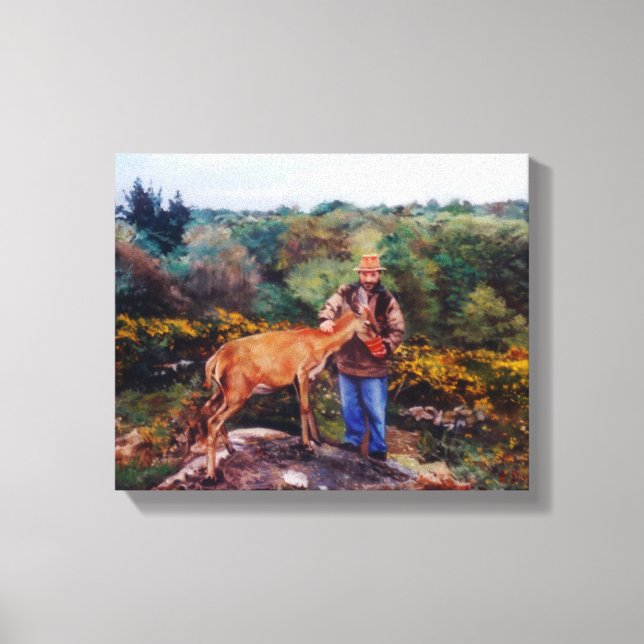 Lienzo Comiendo/Comendo/Eating (Anverso)