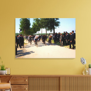 Lienzo Comienzo de la Primera Tour de Francia circa 1903 