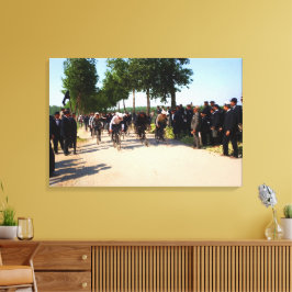 Lienzo Comienzo del primer Tour de Francia Circa 1903