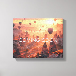 Lienzo Coming Soon Vacation Ladscape Print