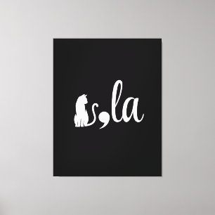 Lienzo Comma La Kamala Harris - Madre del gato por Kamala