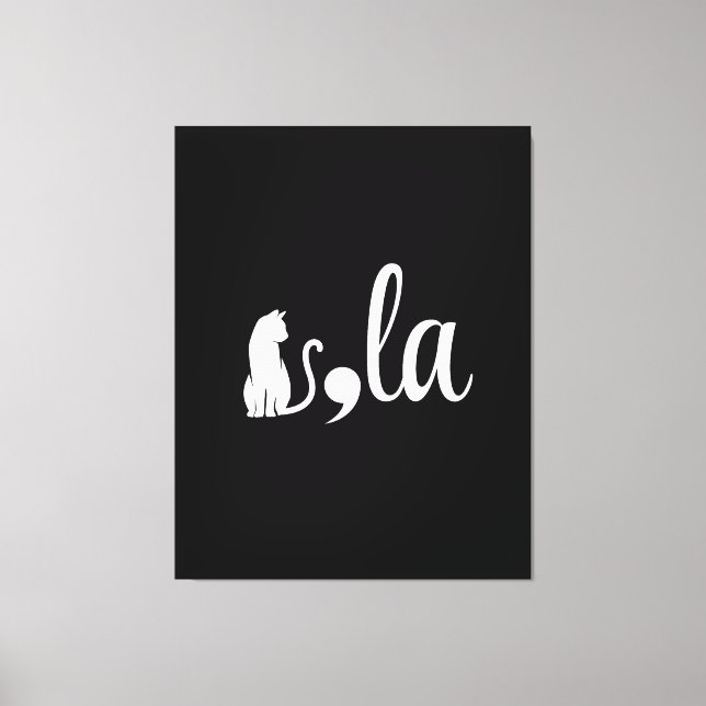 Lienzo Comma La Kamala Harris - Madre del gato por Kamala (Anverso)