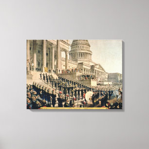 Lienzo Como aparecían participantes en la inauguración