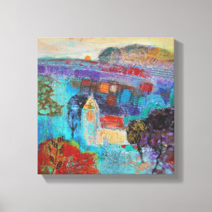 Lienzo Como el Sun va abajo de 2013