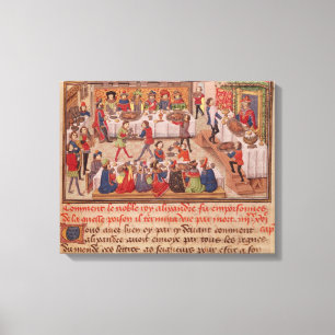 Lienzo Cómo envenenaron al rey noble Alexander