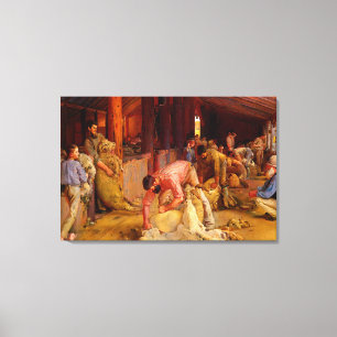 Lienzo Compartiendo los Rams Tom Roberts 1890 Australian