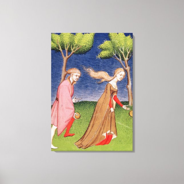 Lienzo Competiciones de melanión contra Atalanta (Anverso)