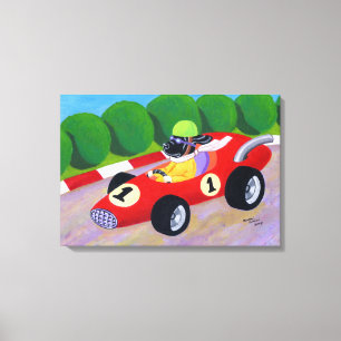 Lienzo Competir con las ilustraciones negras de Labrador