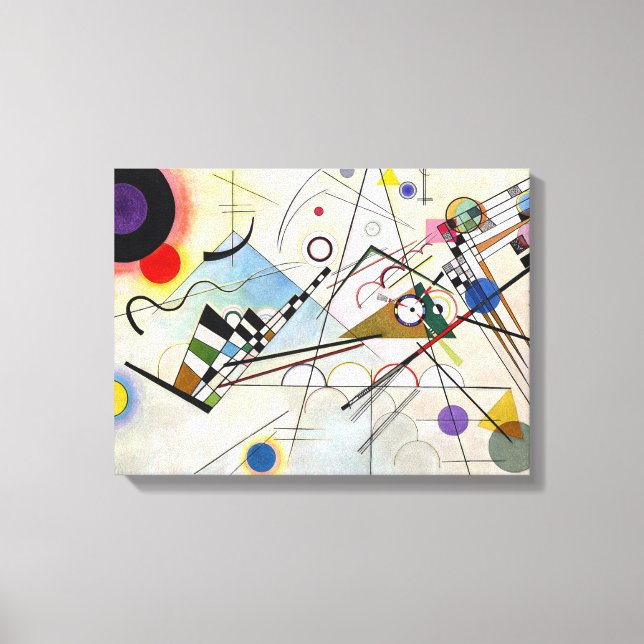 Lienzo Composición 8 Wassily Kandinsky (Anverso)