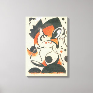 Lienzo Composición con dos ciervos por Franz Marc