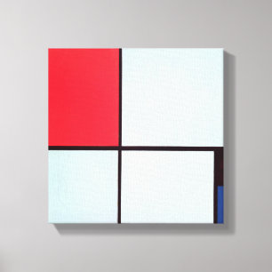 Lienzo Composición con Red, Black, Blue y Yellow, 1928